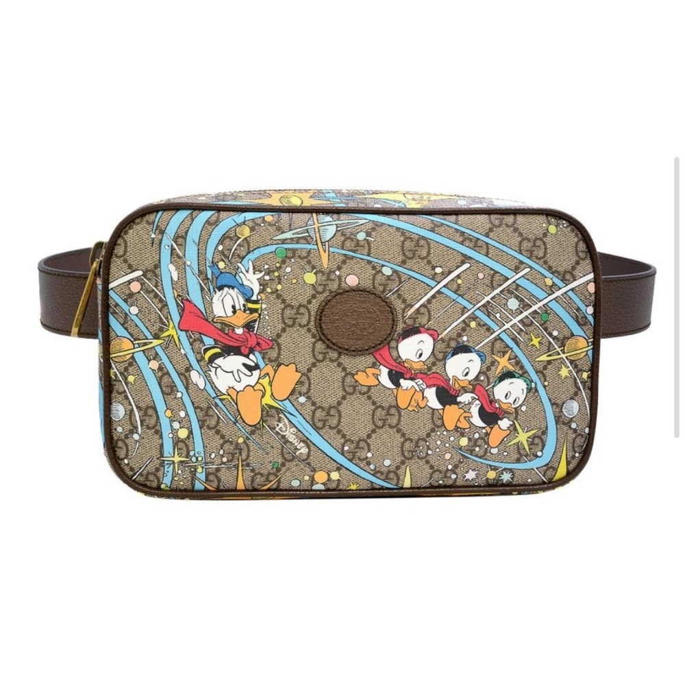 NWT NIB Gucci x Disney Supreme Donald Duck Beltbag Messenger Bag - Picture 2 of 14